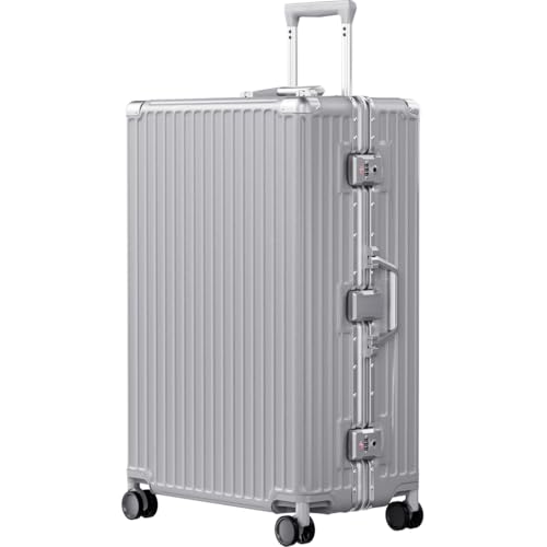 Anyzip Luggage Pcabs Aluminum Frame Zipperless Checked Luggage Hard Shell Sui...