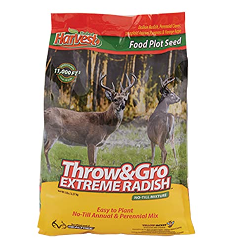Evolved Habitats Throw  Gro X-treme Wradish Forage For Deer - Easy-to-plant F...