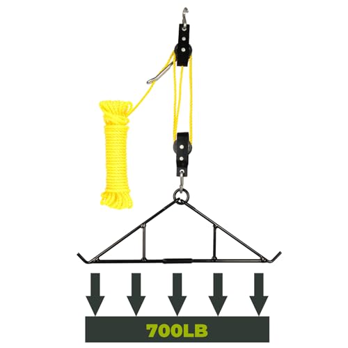 Highwild Game Hanging Gambrel  Hoist Kit With Pulleys  Rope - Deer Hunting Ac...