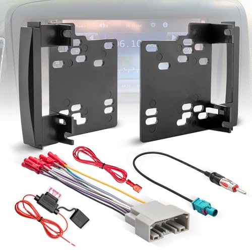 Nuith Double Din Radio Installation Dash Kit Wradio Wire Harness For 2007-201...