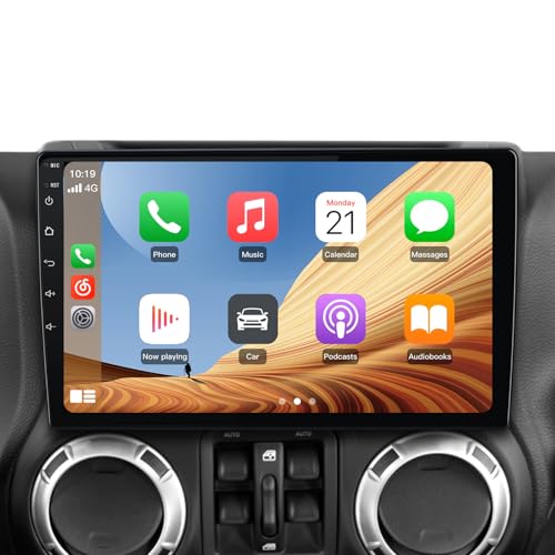 Car Radio Stereo Android 13 For Jeep Wrangler Jk 2007-2018 Dodge Ram 1500 250...