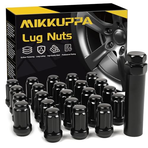 Mikkuppa 23pcs 12-20 Lug Nuts Replacement For 1987-2018 Jeep Wrangler Jk 2002...