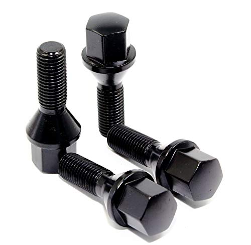 Set Of 20 Veritek 14x1.5mm Black Wheel Lug Bolts For Aftermarket Custom Wheel...