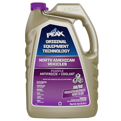 Peak Oet Extended Life Purple 5050 Prediluted Antifreeze And Coolant For Nort...