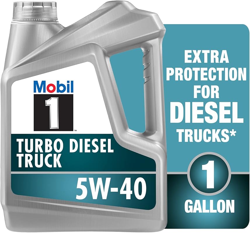 Mobil 1 Turbo Diesel Truck Full Synthetic Motor Oil 5W