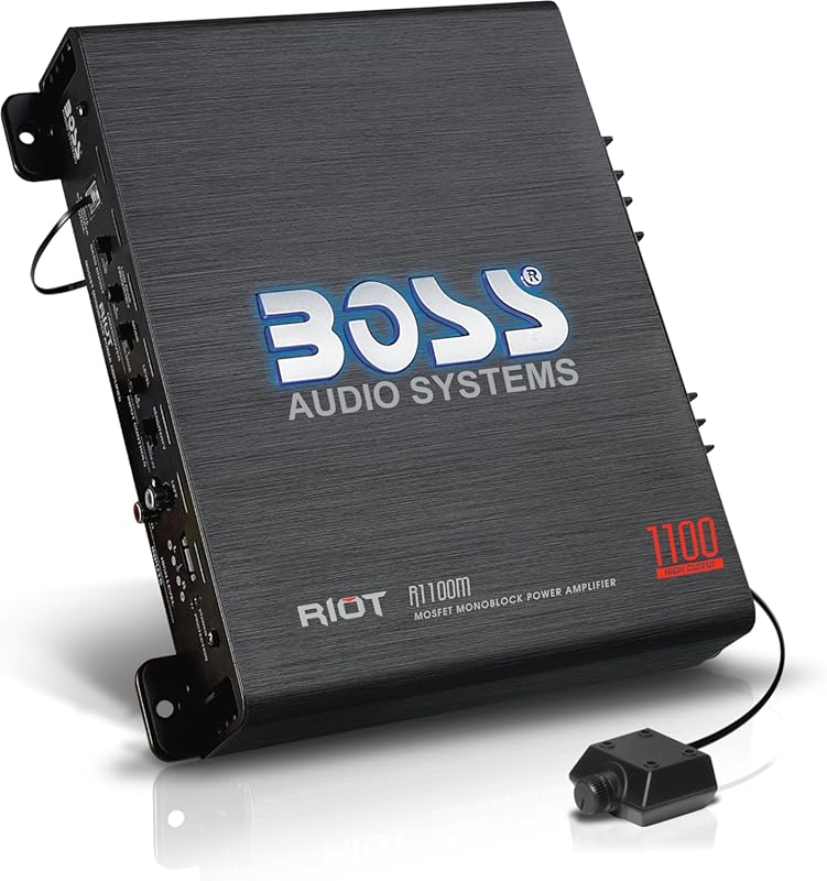 BOSS Audio Systems R1100M Monoblock Car Amplifier for 15-Inch Subwoofe