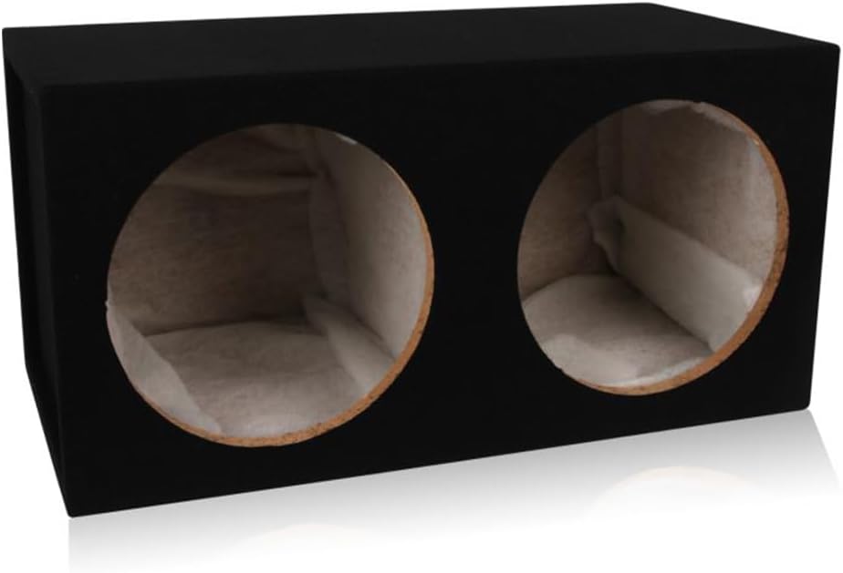 Best 12 Inch Subwoofer Box – Dual Sealed MDF Enclosure with Polyfil Li