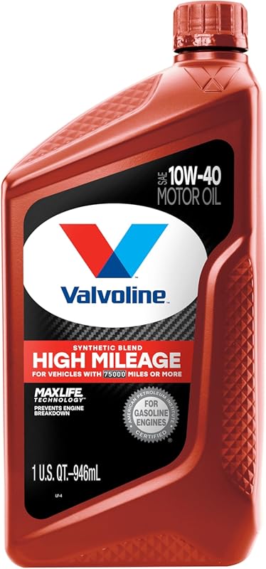 Valvoline High Mileage with MaxLife Technology 10W