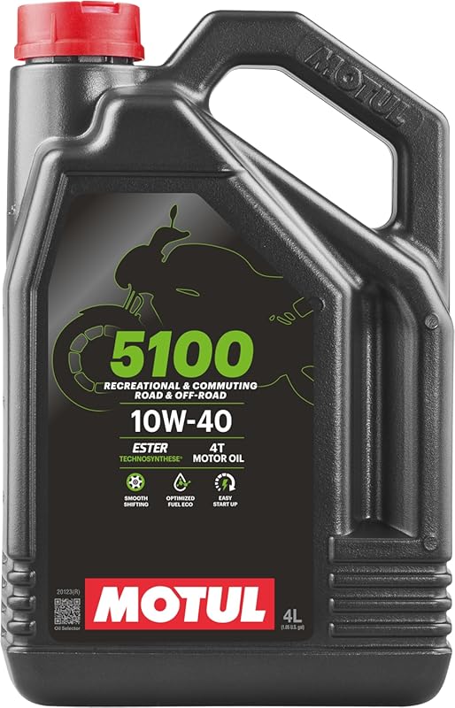 Motul 5100 4T 10W40 - Technosynthese® High-Performance Motorcycle Oil 