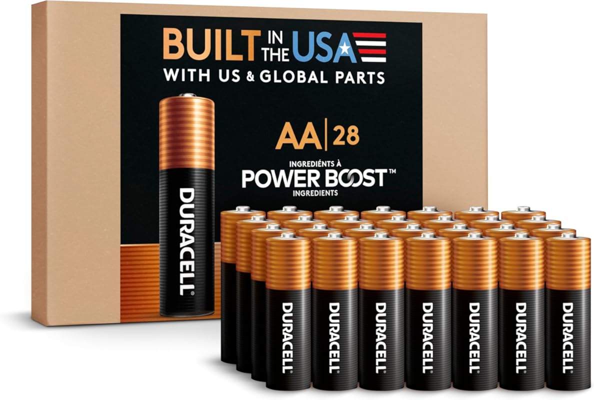 Duracell Coppertop AA Alkaline Batteries: Reliable, Long-Lasting Power