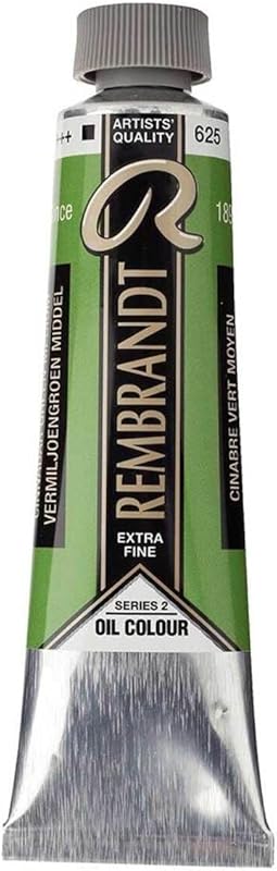 Rembrandt Paint Oil MED, Cinnabar Green Medium, One Size
