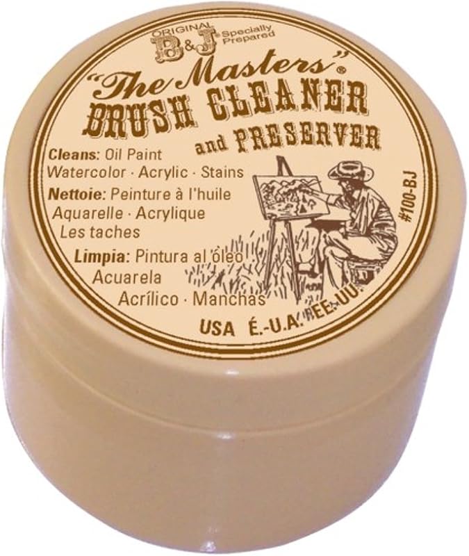 Masters Brush Cleaner. Ideal for Acrylic Paint Brushes, Cleaning and P