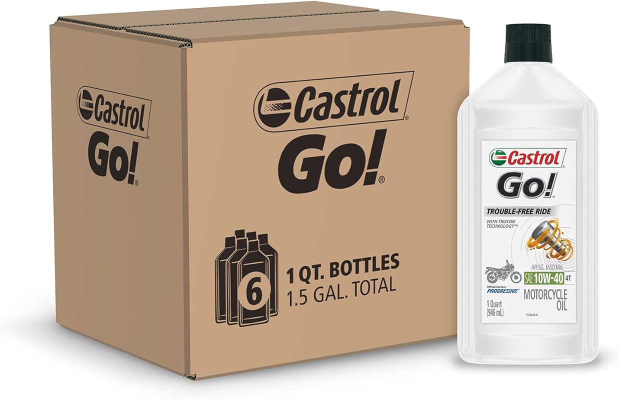 Castrol Synthetic 10W-40 Motorcycle Oil: Experience Smooth Performance