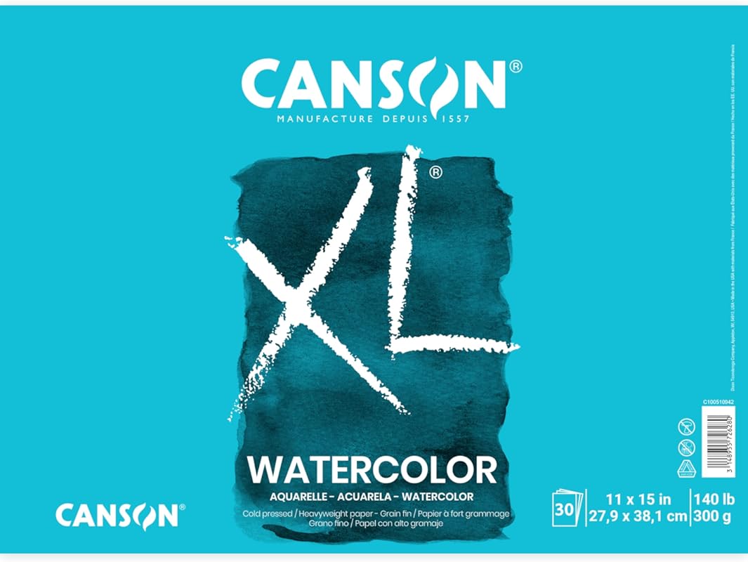 Canson XL Series Watercolor Paper Pad 11x15