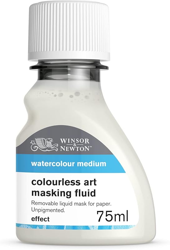 Winsor & Newton Watercolor Medium, Art Masking Fluid, Colourless, 75ml
