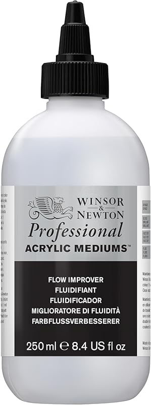Winsor & Newton Professional Acrylic Medium, Flow Improver, 250ml