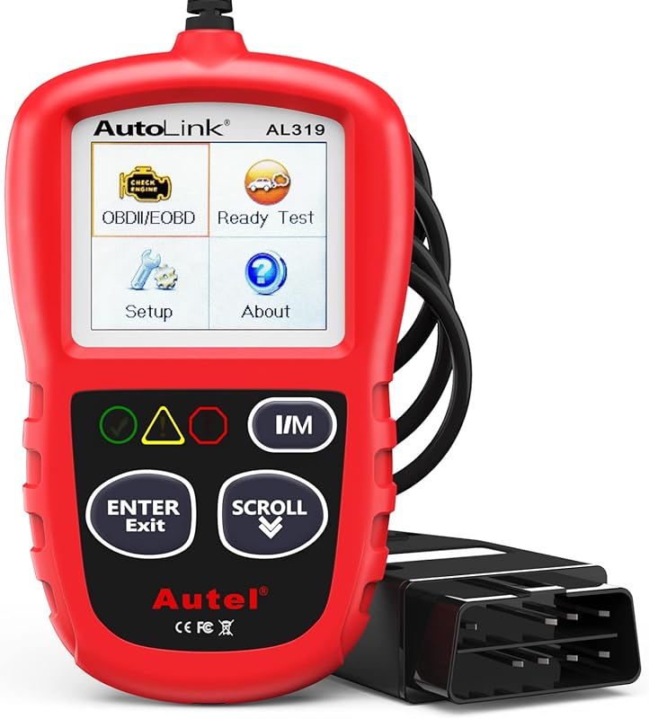 Autel AL319 Professional OBD2 Scanner: Check, Reset Engine Codes, Live
