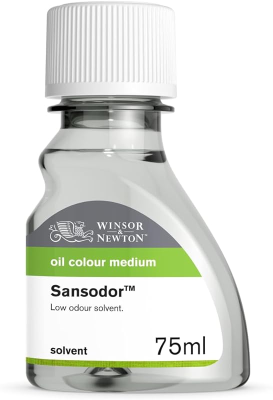 Winsor & Newton Sansodor Low Odor Solvent, 75ml  Bottle