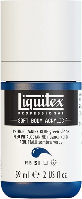 Liquitex Professional Soft Body Acrylic Paint, 59ml  Bottle, Phthalocy