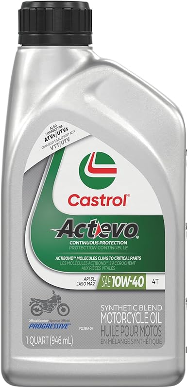Best Castrol Actevo 4T 10W-40 Synthetic Blend Motorcycle Oil for Every