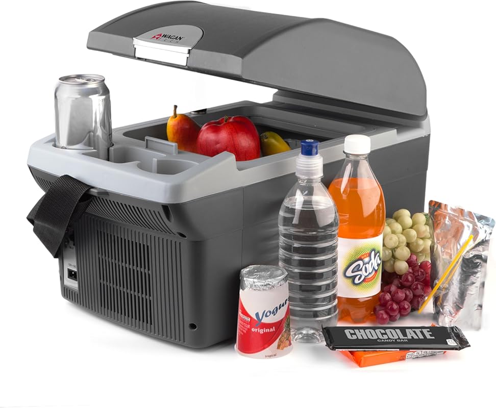Portable Thermoelectric Electric Car Cooler, 14 Liter, Ideal for RV Ro