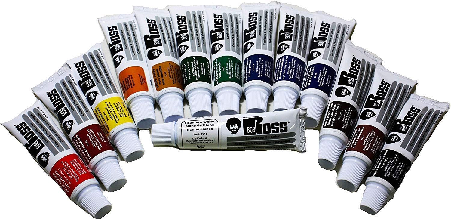 Bob Ross Landscape Oil Full Set of 14 Paints