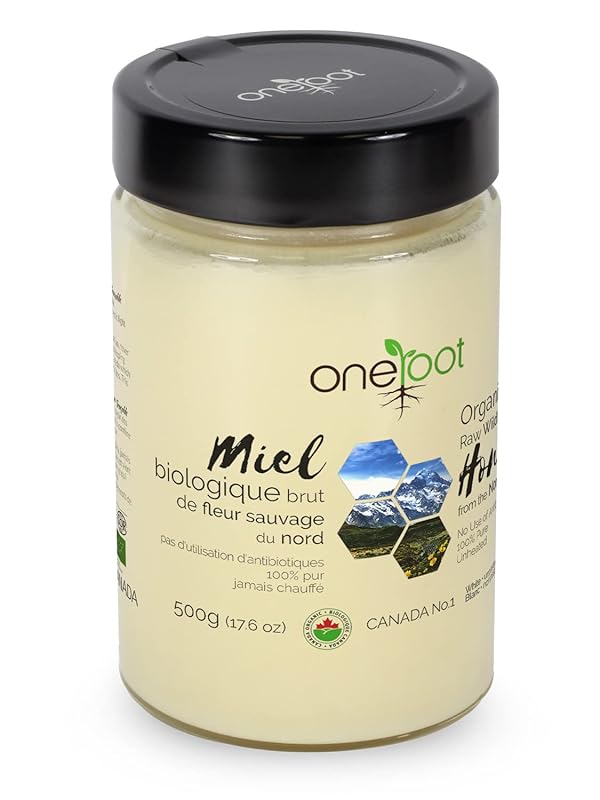 Organic Canadian Wildflower Honey, Unheated and Raw Unfiltered, perfec