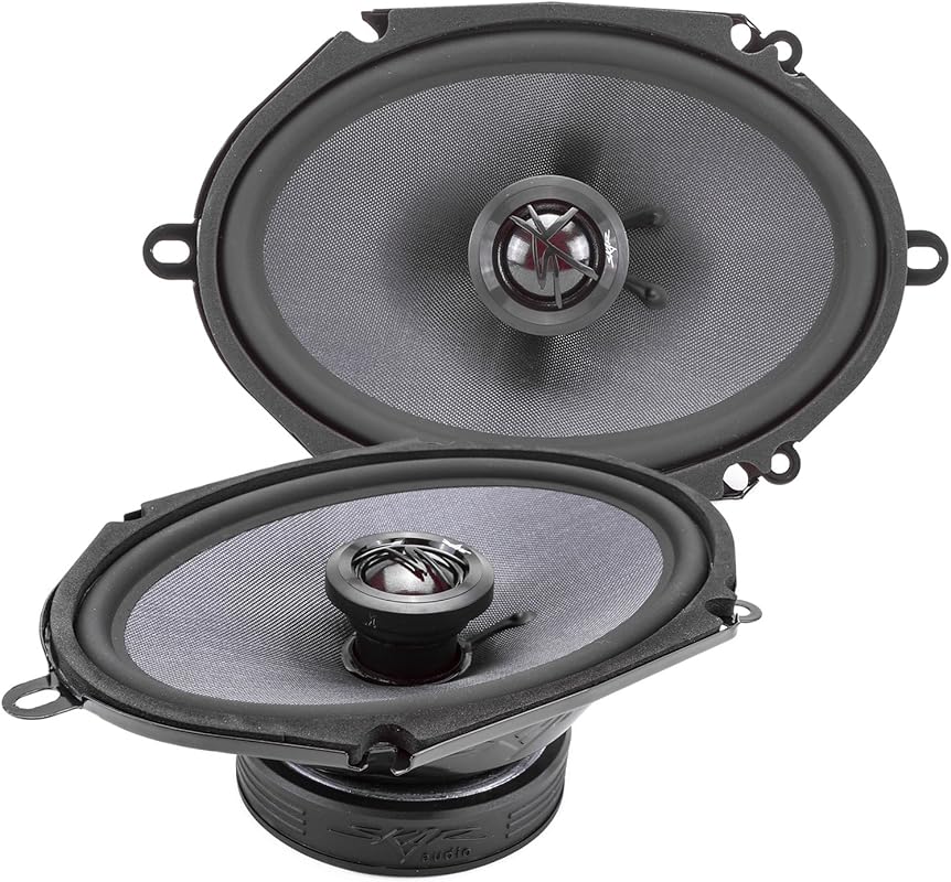 Skar Audio TX68 6x8 Inch 2-Way Coaxial Car Speakers for Powerful Bass