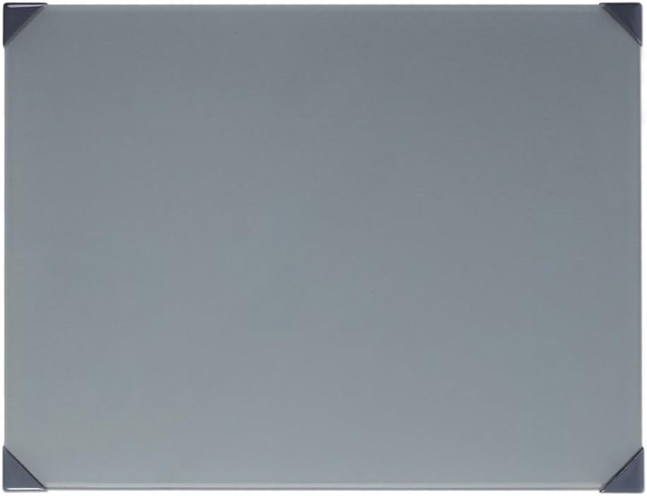 Neutral grey tempered glass palette for oil painting, 9 x 12 inches
