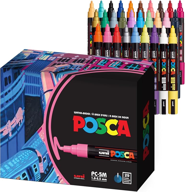 5 Best Posca Paint Markers for Artists & Crafters