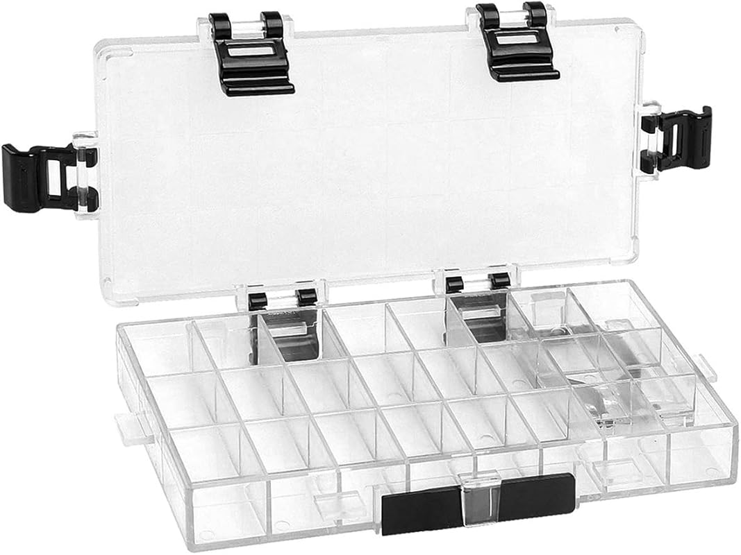 Transon Airtight Stay-Wet Acrylic Paint Palette Box with Lid and 24 Mi