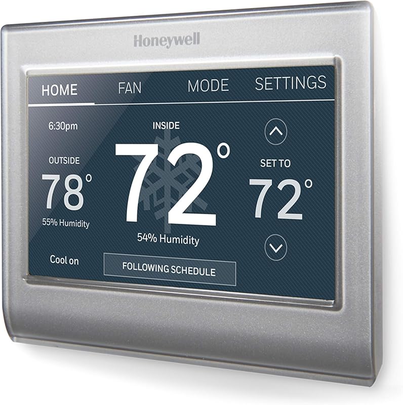 Honeywell Home Wi-Fi Smart Color Thermostat: 7-Day Programmable, Touch