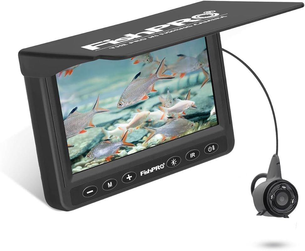 FishPRO Portable Underwater Fish Finder Camera with 4.3-inch Display, 