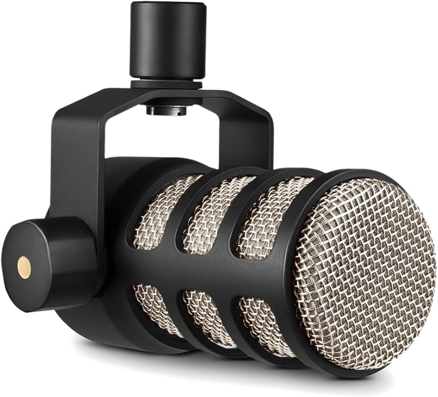 RØDE PodMic Cardioid Dynamic Microphone with Integrated Swing Mount fo