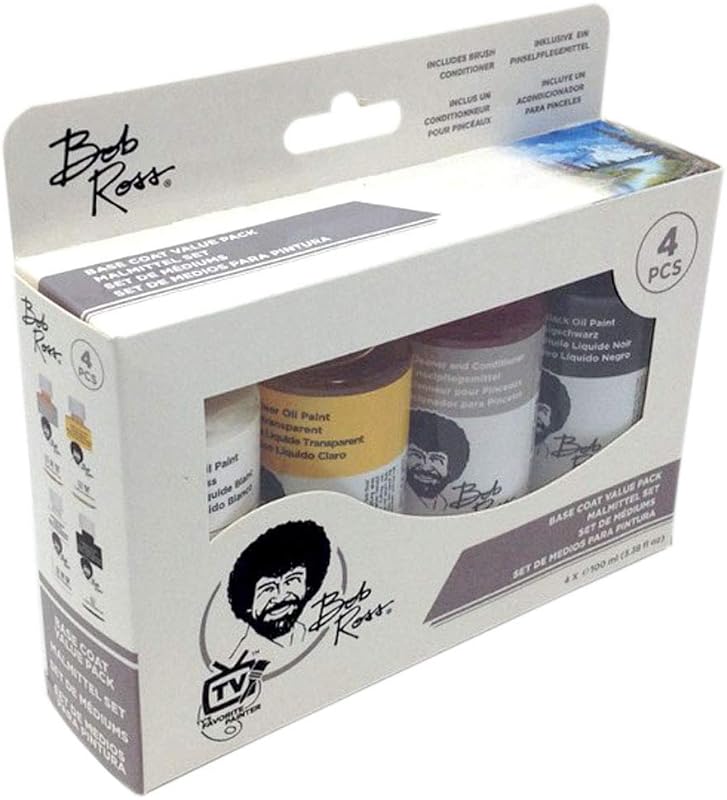 Bob Ross Basecoat Value Pack of 4, 118 ml each