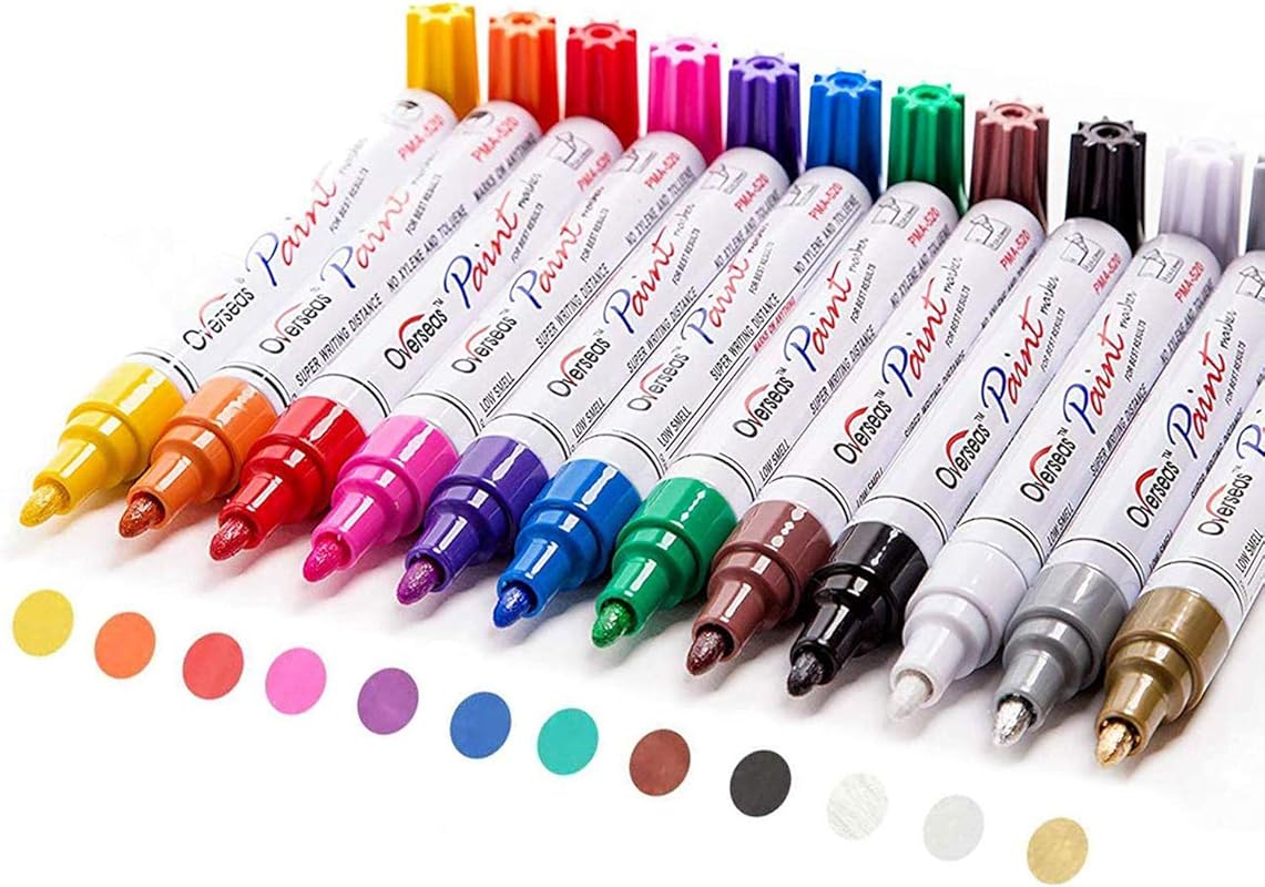 TFIVE Paint Pens Paint Markers on Almost Anything Never Fade Quick Dry