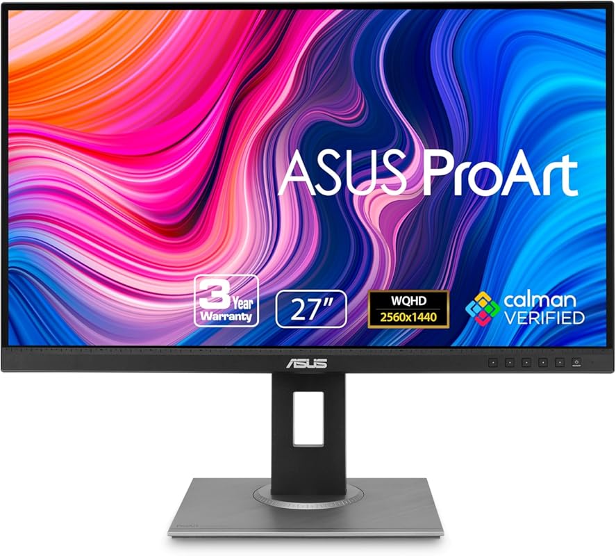 ASUS ProArt 27-inch WQHD Monitor: IPS Display with 100% sRGB and Calma