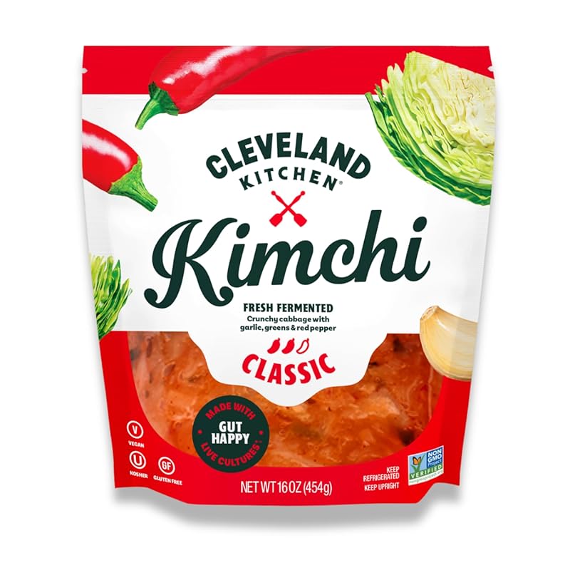 Cleveland Kitchen Classic Kimchi: Lightly Fermented, Crunchy, Probioti