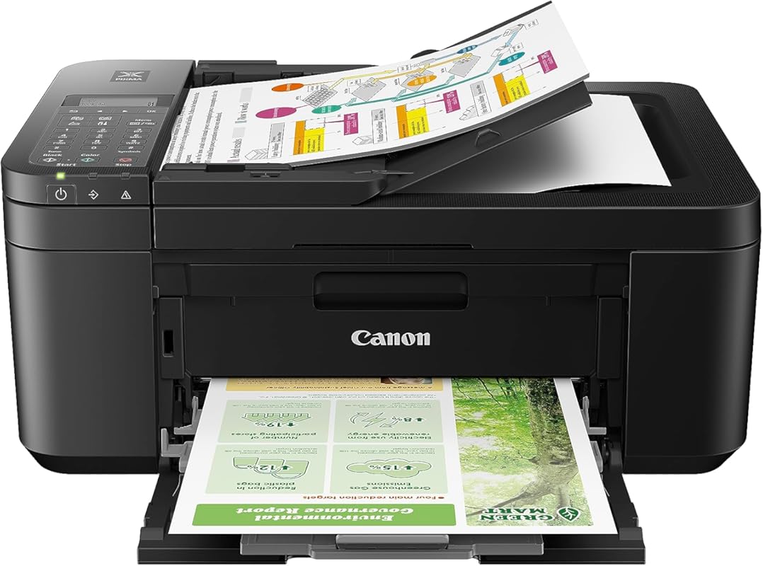 Canon PIXMA TR4720 All-in-One Wireless Printer, Home Use with Auto Doc