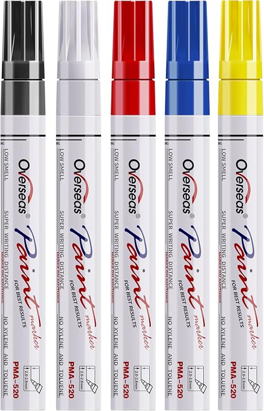 Permanent Oil-Based Paint Markers for Metal, Wood, Glass, and DIY Craf