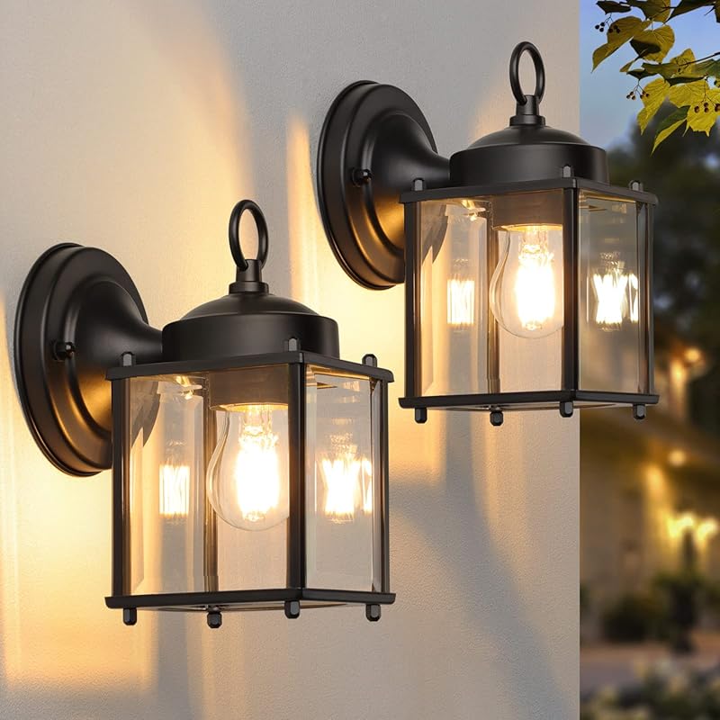 Outdoor Wall Lantern, Exterior Waterproof Wall Sconce Light Fixtures,