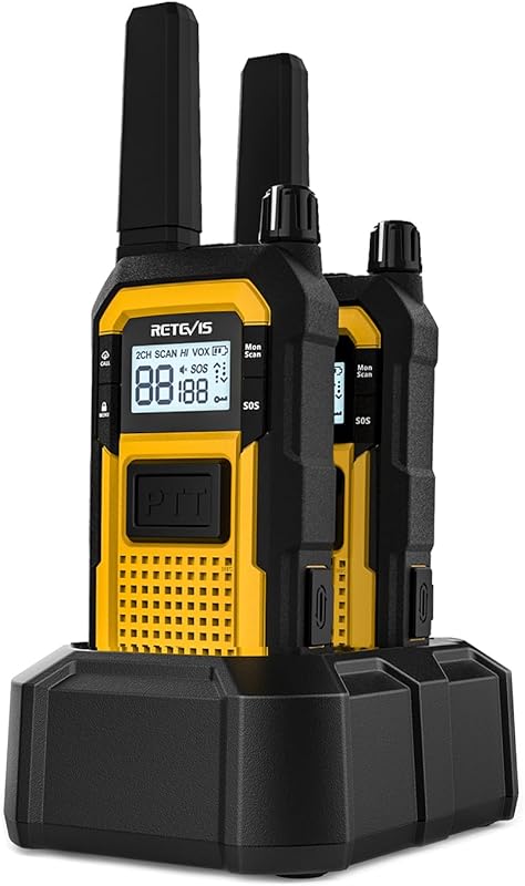 Retevis RB48 FRS Long Range Walkie Talkies (2-Pack): Rugged, IP67 Wate