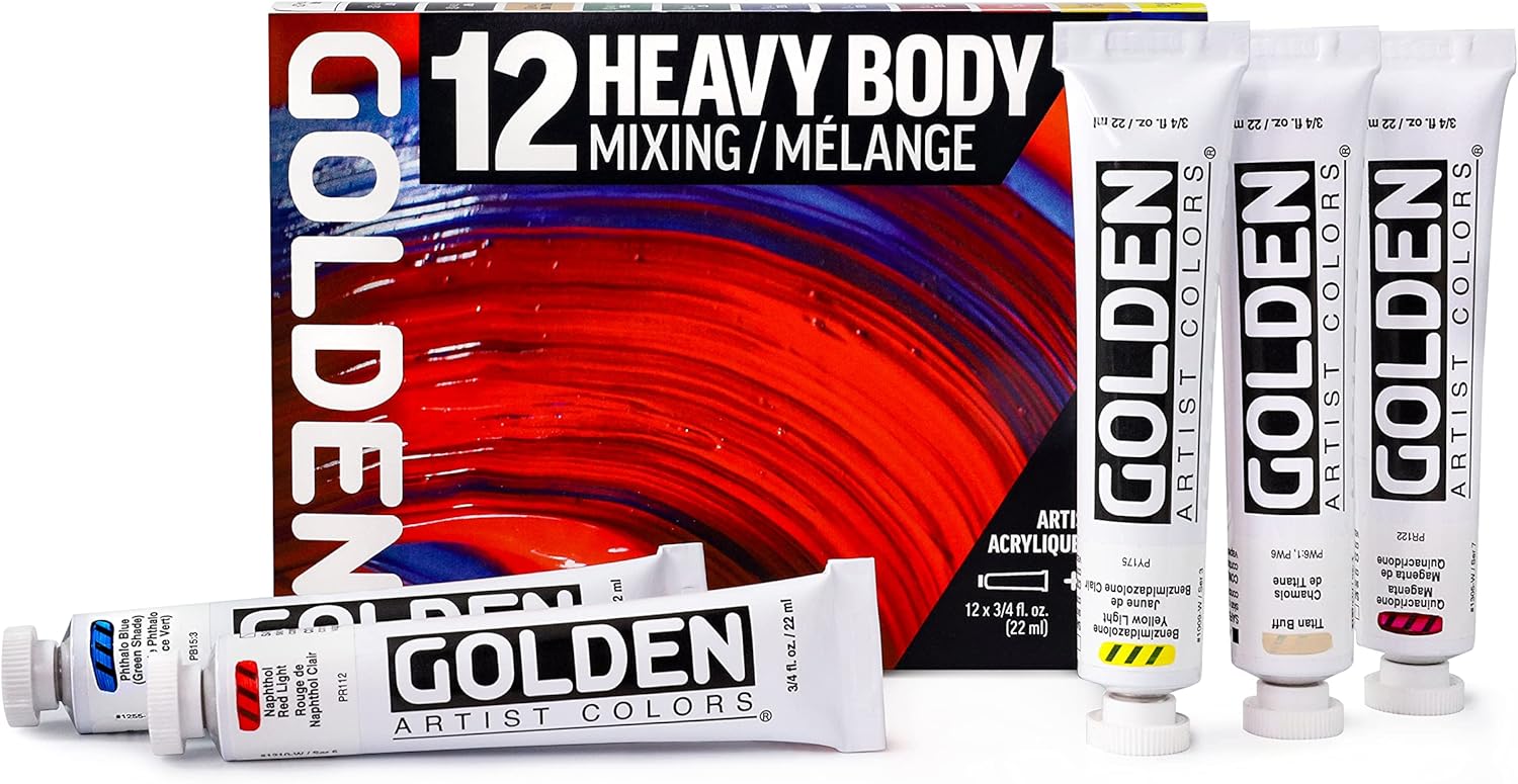 Top 5 Best Golden Heavy Body Acrylic Paints for Artists