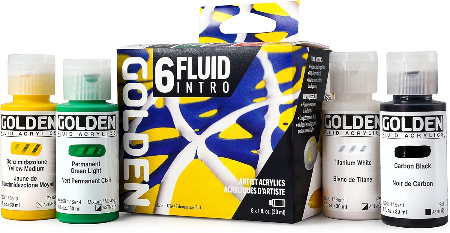 5 Best Golden Fluid Acrylic Paints for Artists