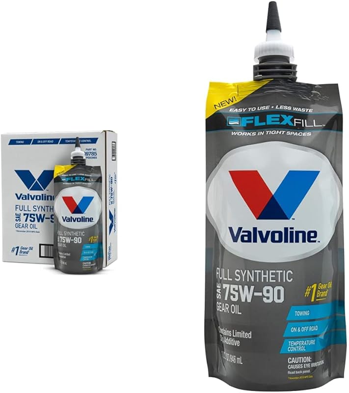 Valvoline Full Synthetic SAE 75W-90 Gear Oil for Enhanced Protection a