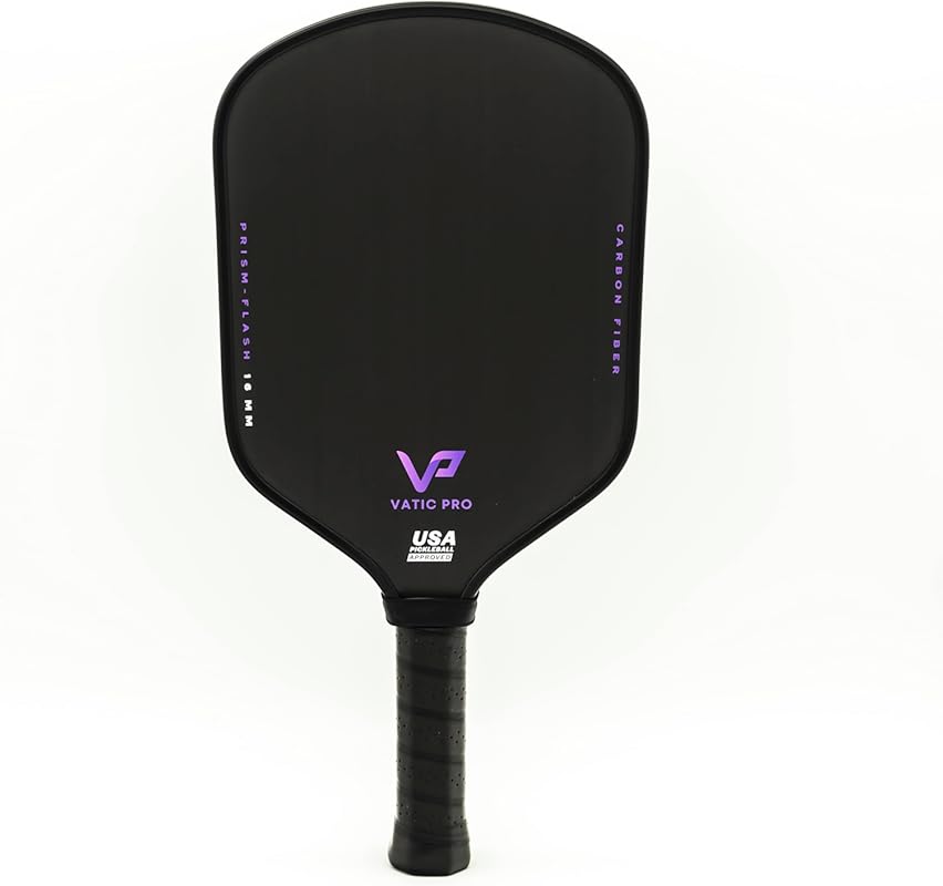 Vatic Pro Prism Carbon Fiber 16mm Pickleball Paddle, Foam Injected for