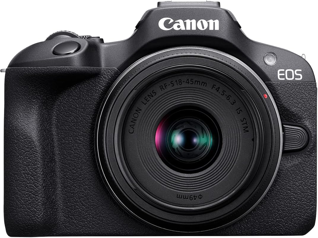 Canon EOS R100 Mirrorless Camera Kit with RF-S18-45mm Lens, 24.1MP Sen