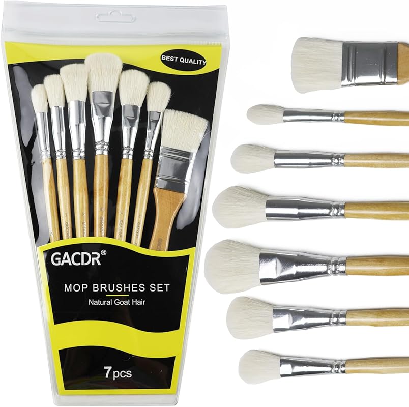 Top 5 Mop Brushes for Acrylic Painting That Deliver Stunning Results