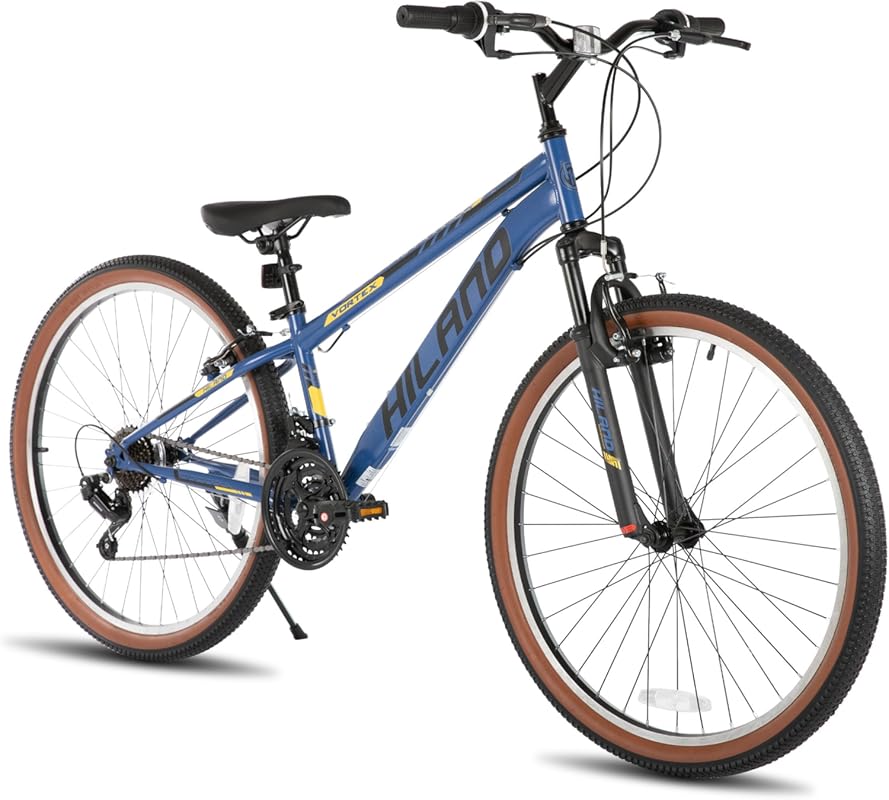 HILAND 26 Inch Mountain Bike for Mens and Womens, 21 Speeds Mountain B