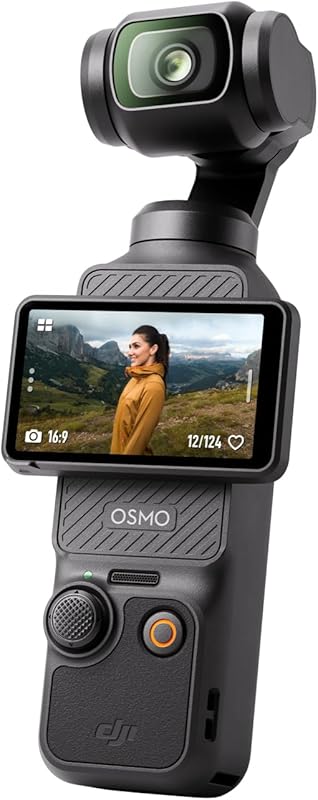 DJI Osmo Pocket 3: 1'' CMOS Vlogging Camera, 4K/120fps, 3-Axis Stabili